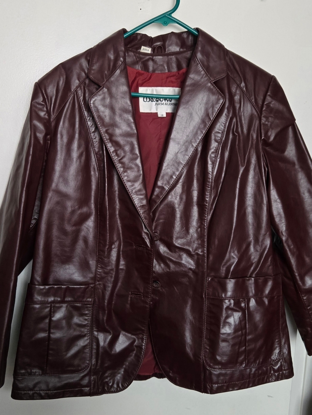Vintage Wilsons Oxblood Leather Jacket